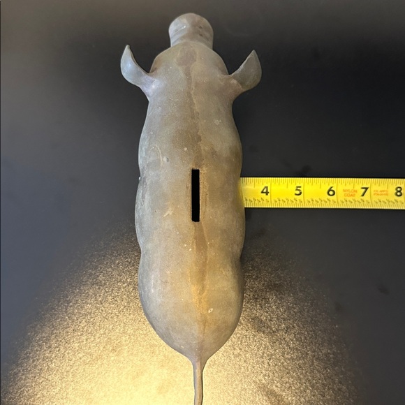 Brass Pig Piggy Bank - Picture 8 of 8